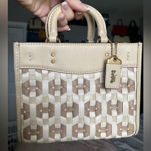 Coach Woven Rogue 17 overseas exclusive